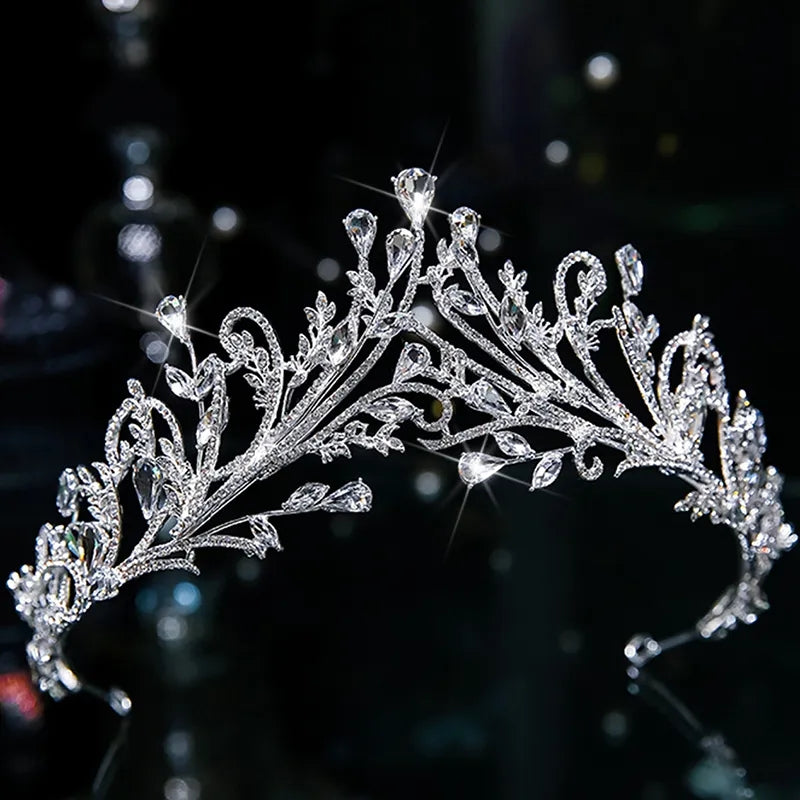 Ornate Bridal Tiara Crown Detail Princess Queen headdress