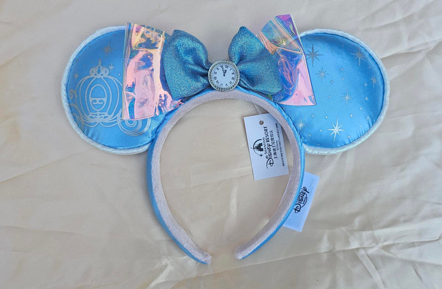 Disney Parks Cinderella Mickey Mouse Ears Headband Disneyland Party