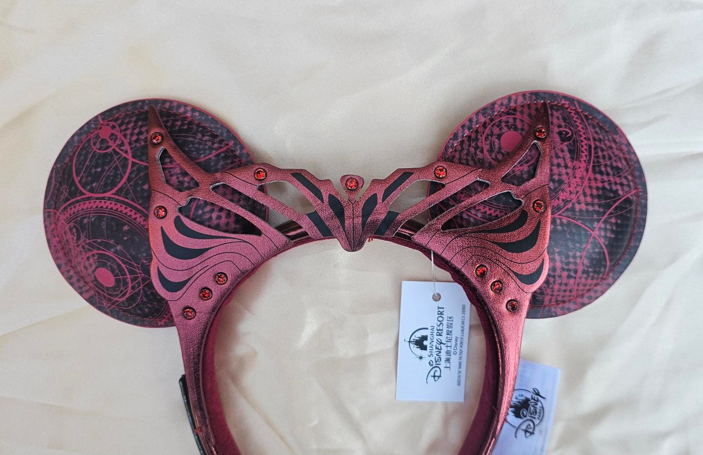 2025 Disney Parks Loungefly Wanda Scarlet Witch Minnie Ears Headband Marvel NWT
