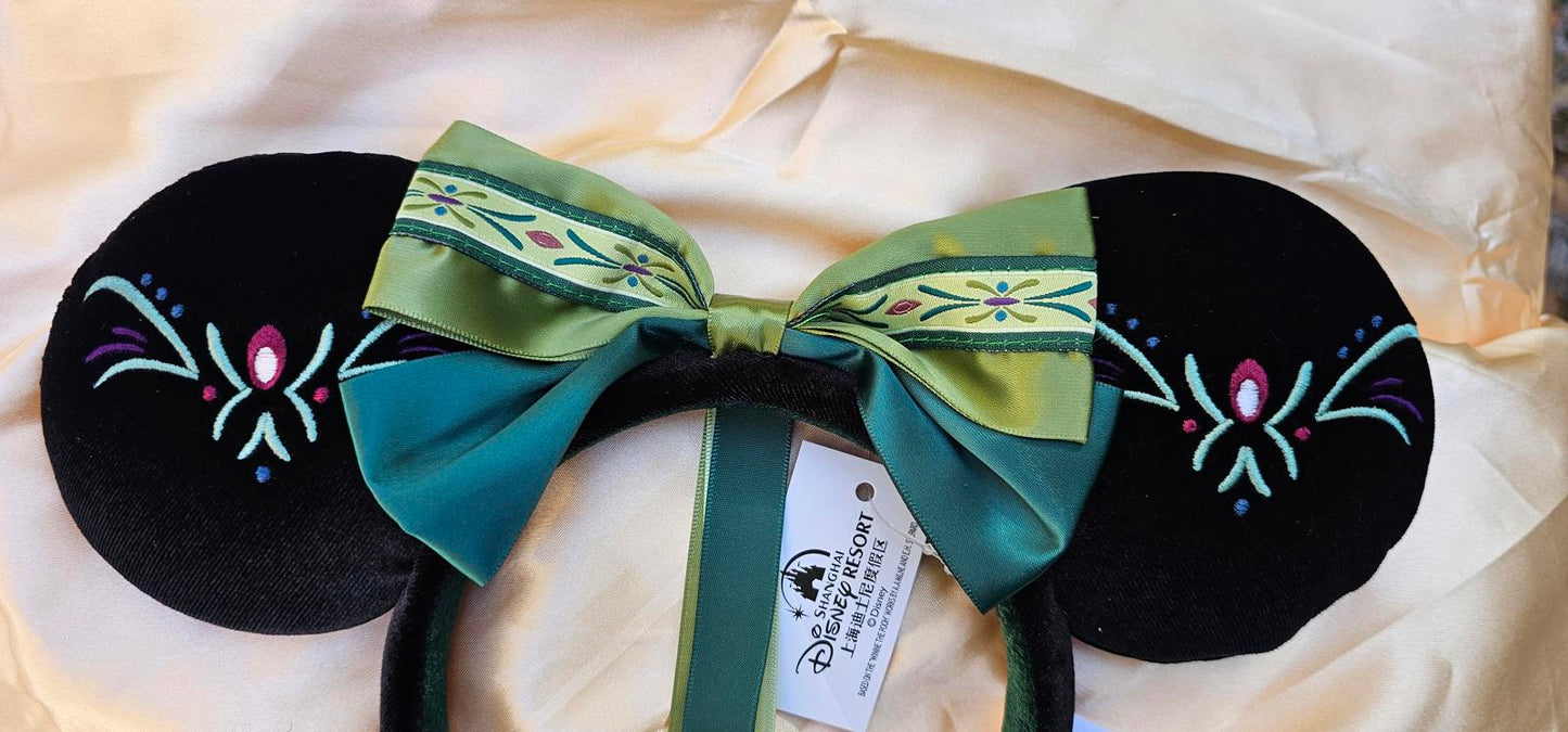 Disney Resort Anna Princess Ears Frozen Minnie Mouse Headband