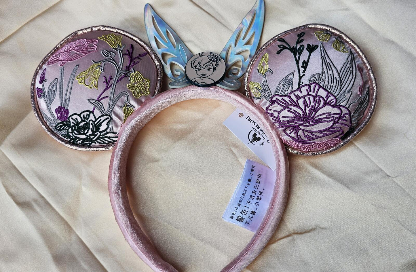 Pink Tinkerbell Paris Exclusive Ears Minnie Ears