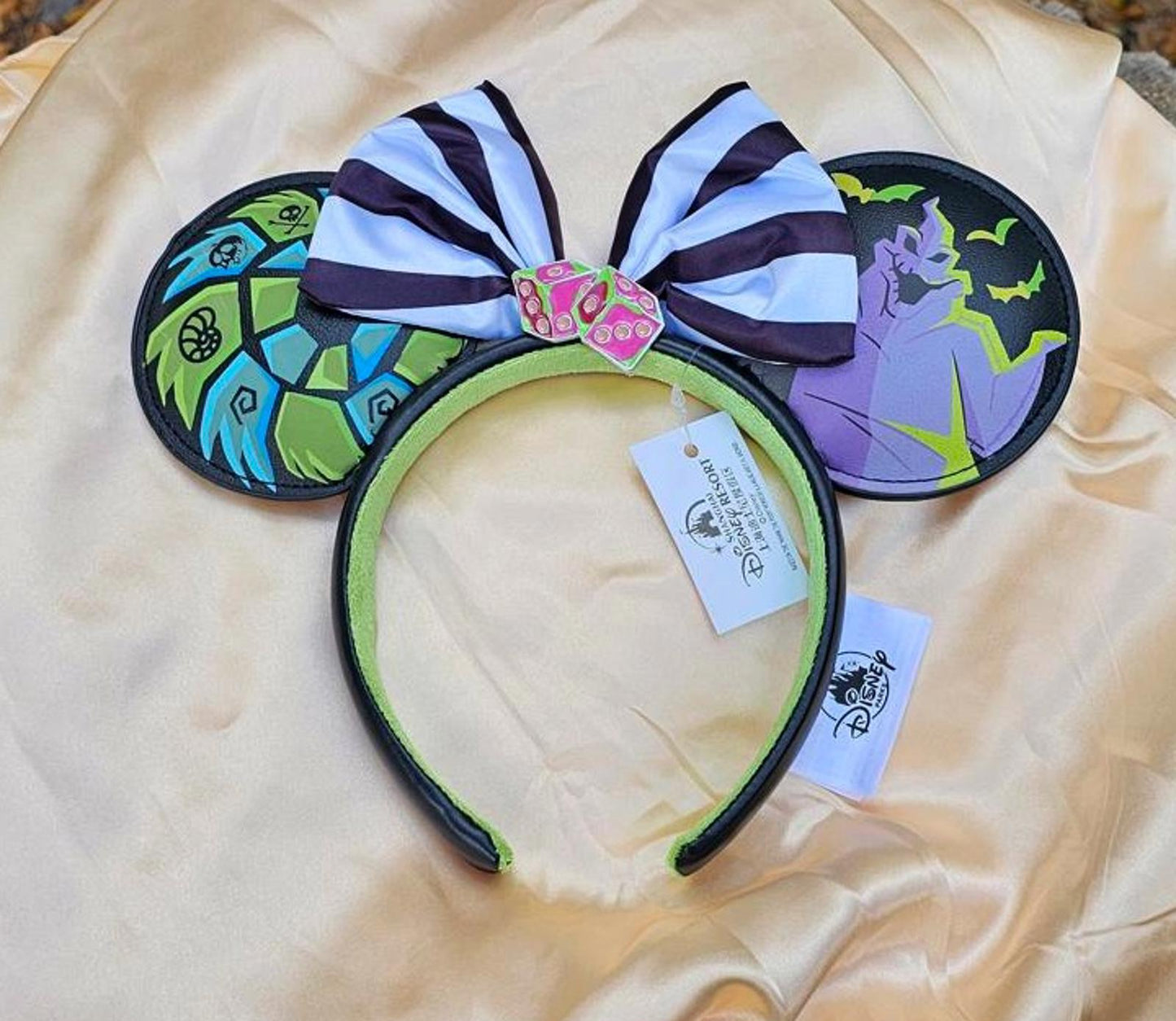 Oogie Boogie Bash Ears Nightmare Before Christmas Headband