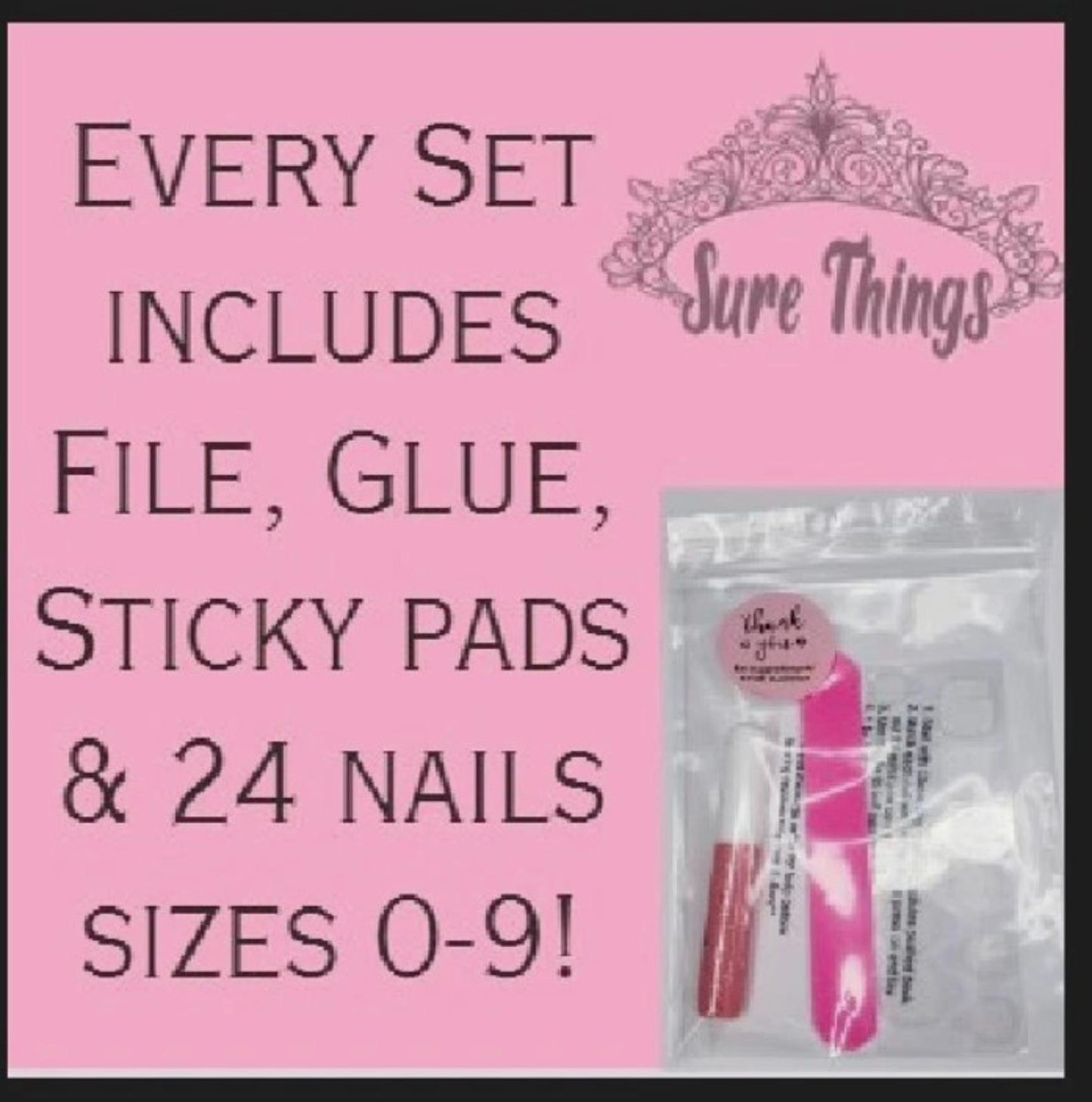 SHORT *CAT EYE CYBER PURPLE* Full Cover 24 Square Nail Tips Press On Glue Set!