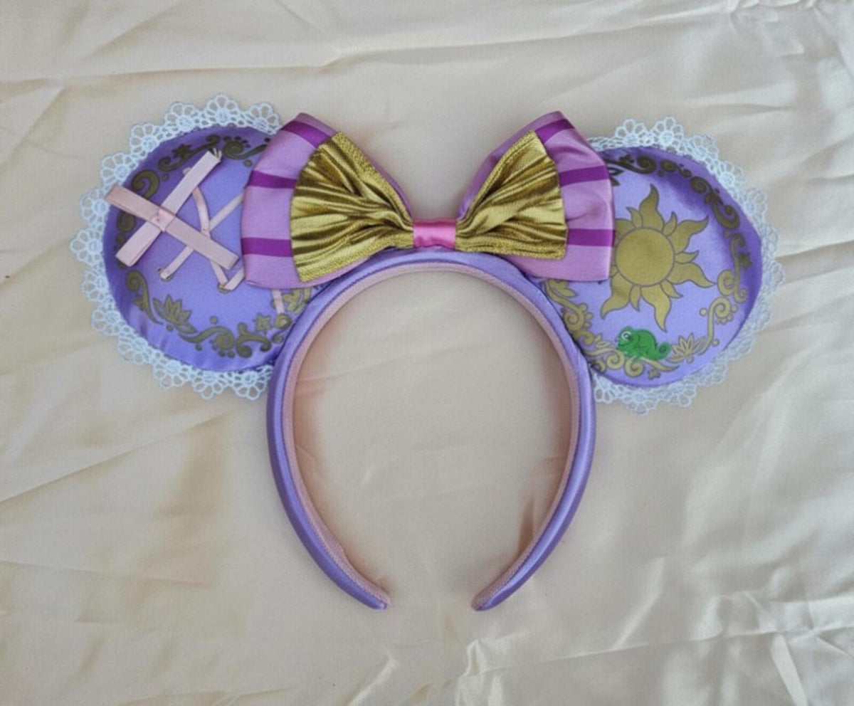 Rapunzel Tangled Pascal Mickey Mouse Ears Minnie Headband 2025 new