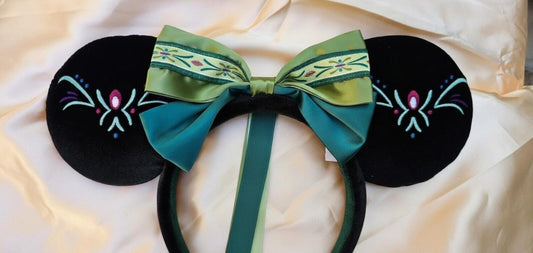 Anna Princess Ears Frozen Minnie Mouse Headband