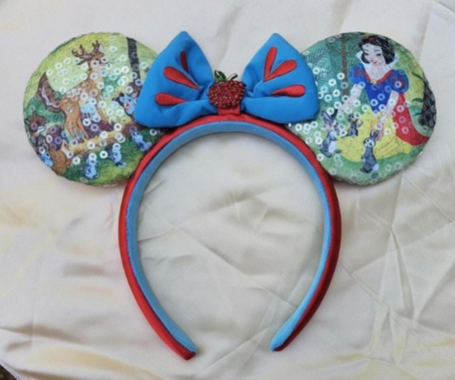 Snow White and friends Bow Minnie Ears Mickey Mouse Headband