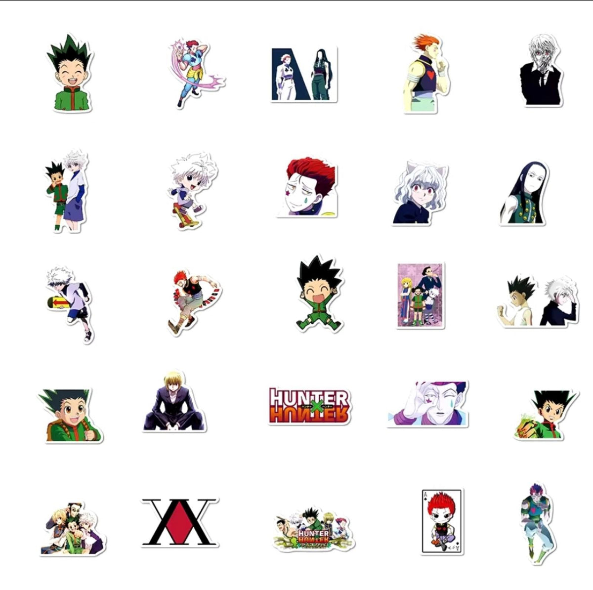 50 Hunter X Hunter Stickers New