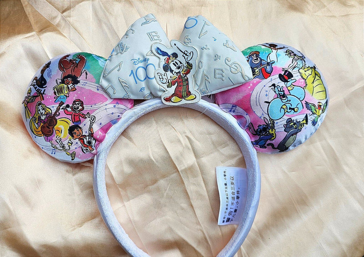 100 Years Special Moments Music Band Leader Mickey Ears Headband