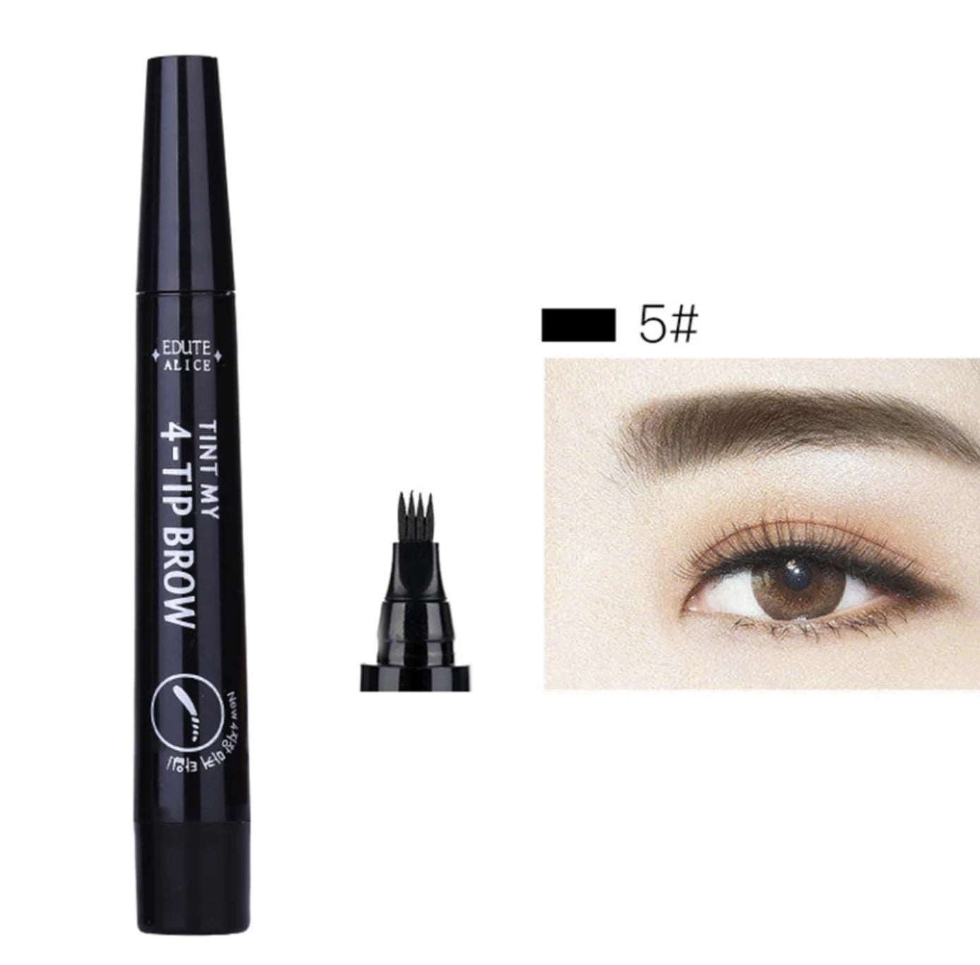 Microblading fork pen Eyebrow waterproof hair like strokes natural looking Cosplay