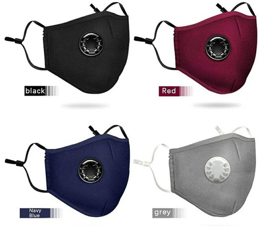 Anti Fog Masks for glasses Nose Wire Vent Respirator Adjustable ear straps Cotton Breathable Machine Washable Durable Reusable multi pack