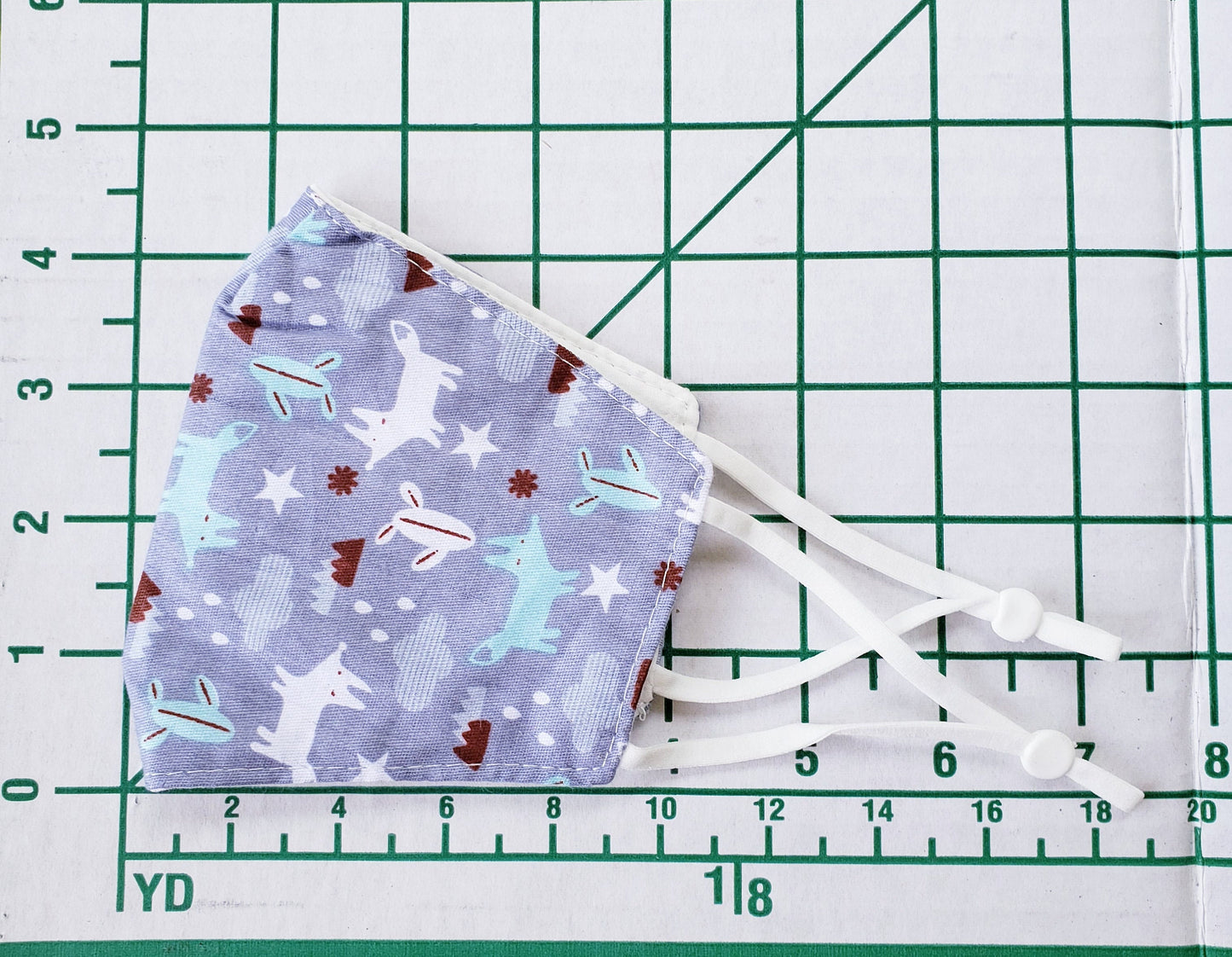 Kid Masks Cotton 2 Layer Machine Washable breathable multi pack affordable child mask Unicorn stars print multi color adjustable soft kids