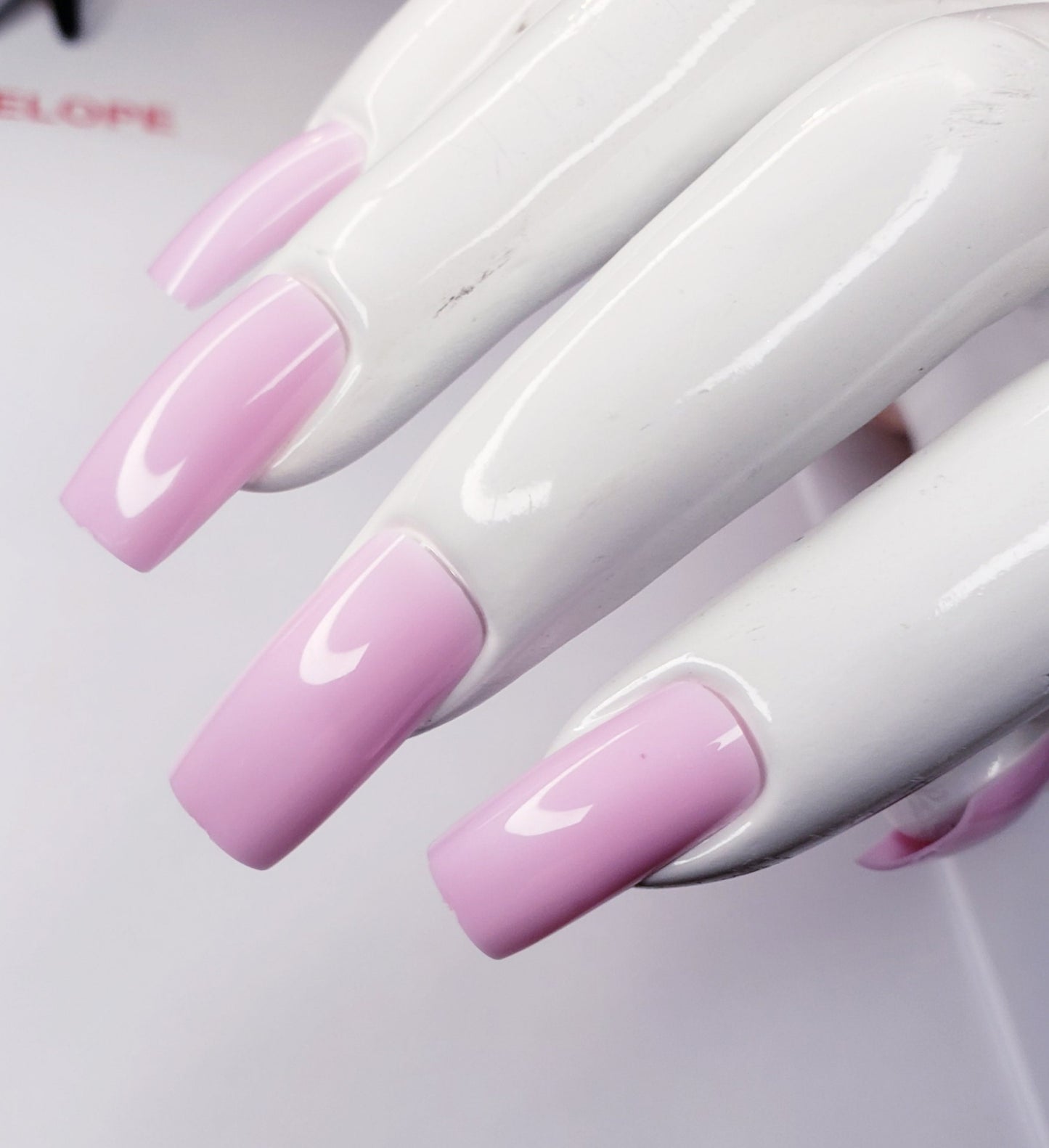 24 long square press on nails glue-on kit with 90s inspired style surethings