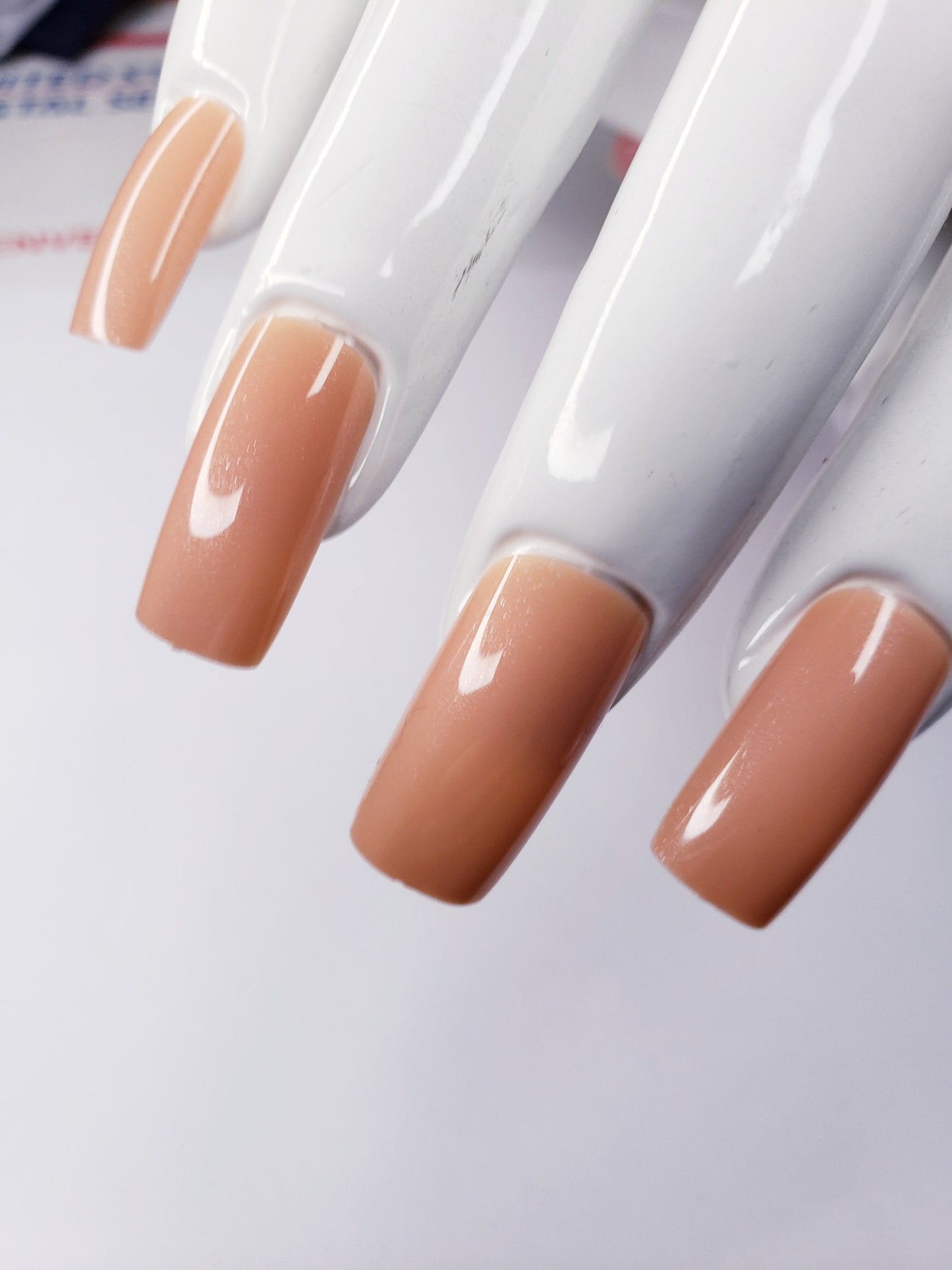 24 long square press on nails glue-on kit with 90s inspired style surethings