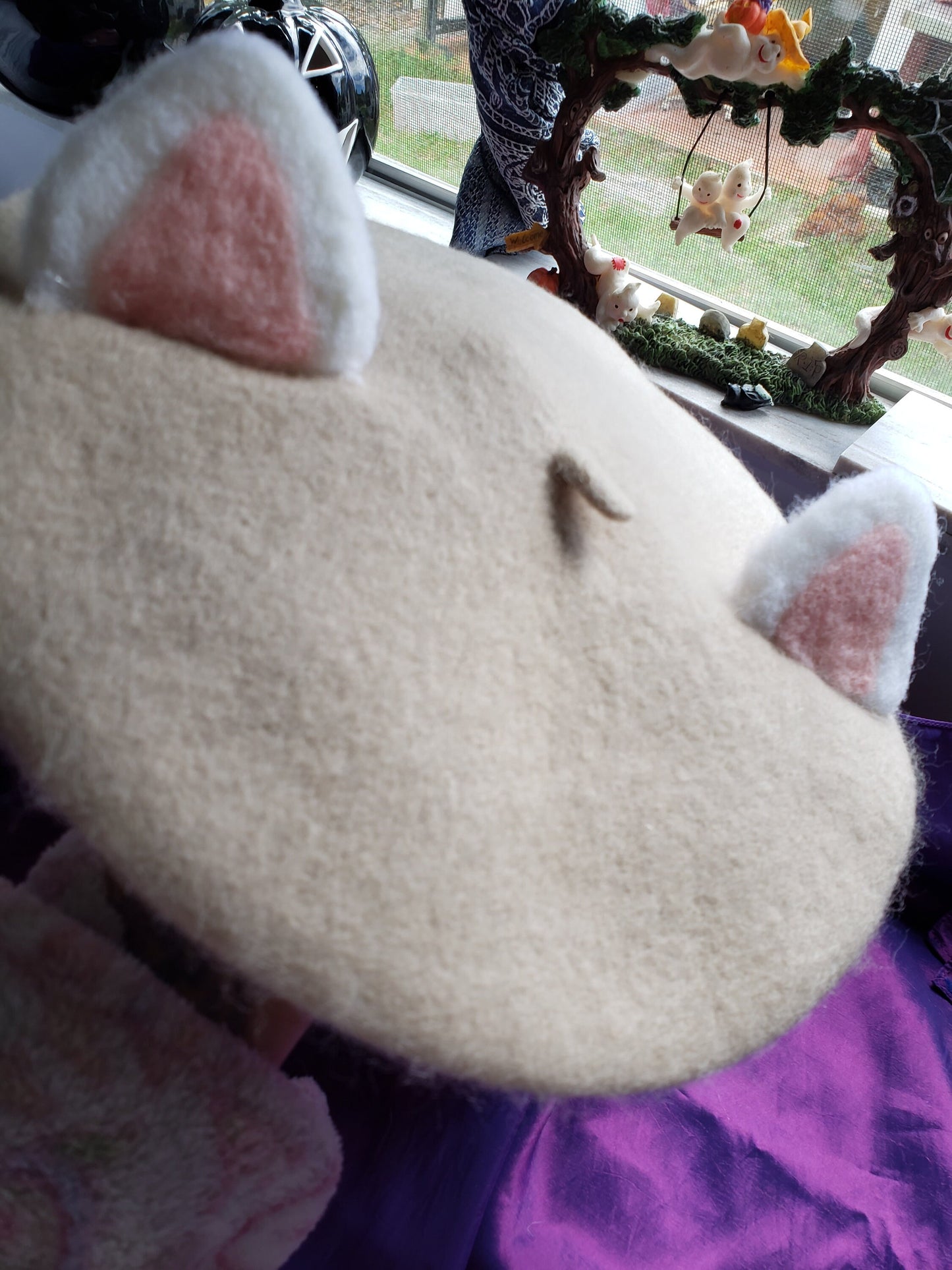 Cat ear Beret High quality wool cute kawaii warm winter hat cap