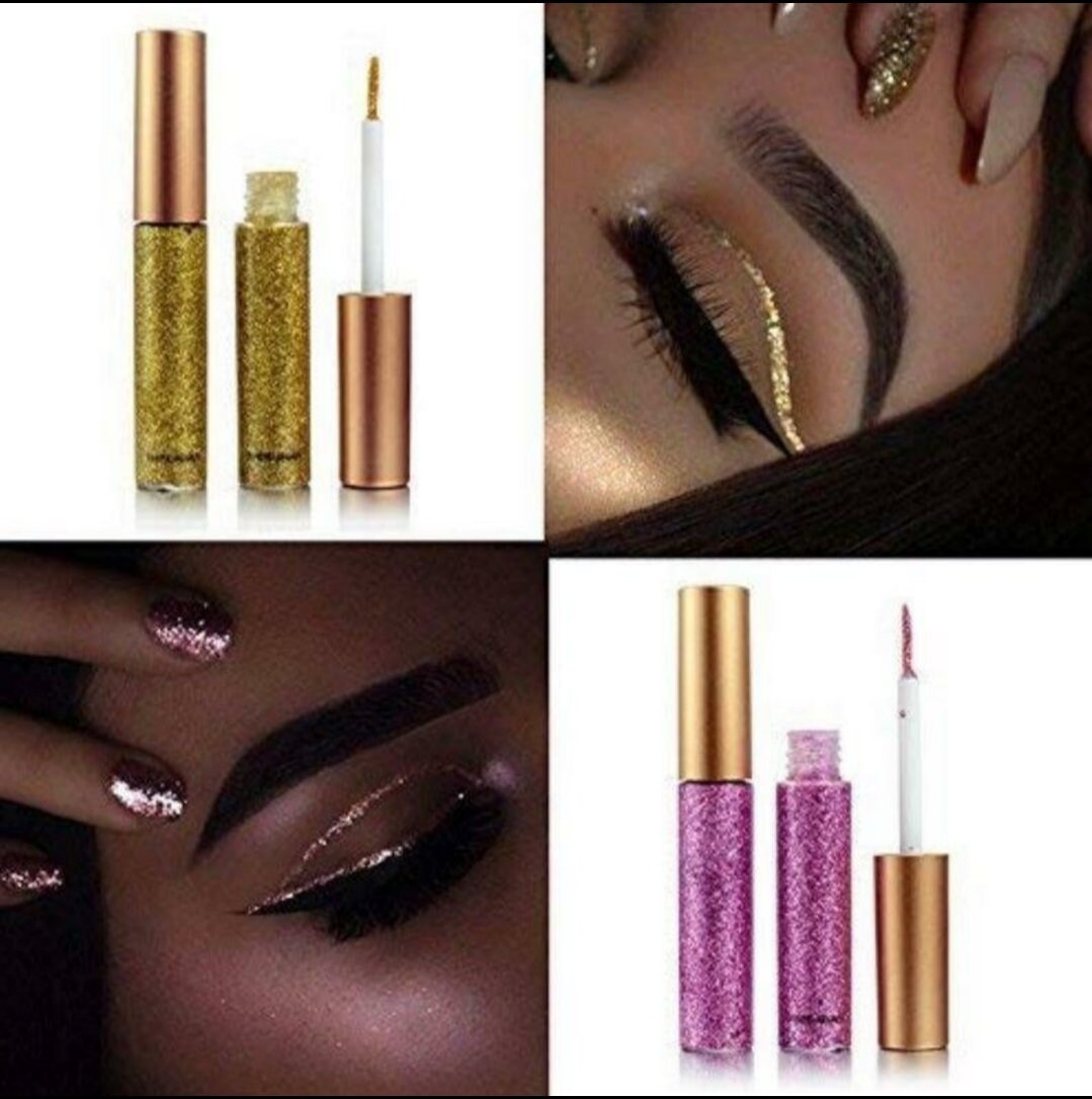 Glitter Eyeliner variety long lasting makeup Glam multi uses non toxic 5ml each choose colors