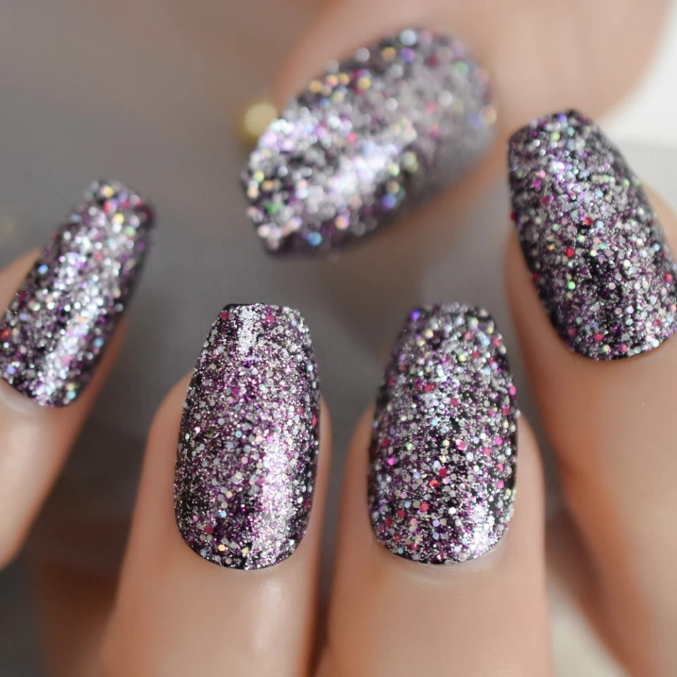 Glitter Press on Nails