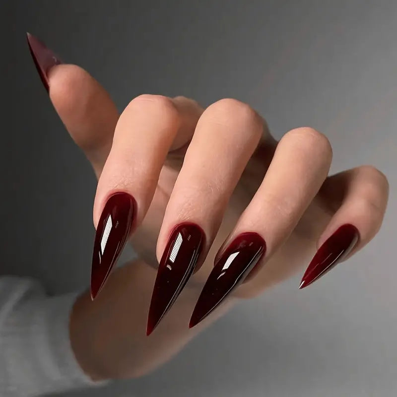 Stiletto Press On nails False Nails for women diy manicures - Surethings shop
