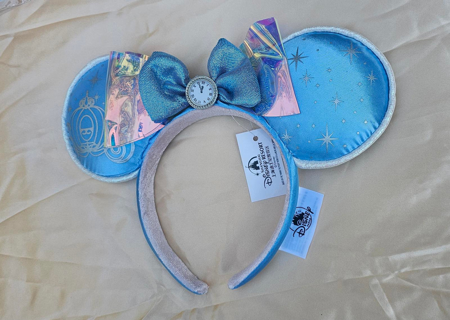 Disney Parks Cinderella Mickey Mouse Ears Headband Disneyland Party