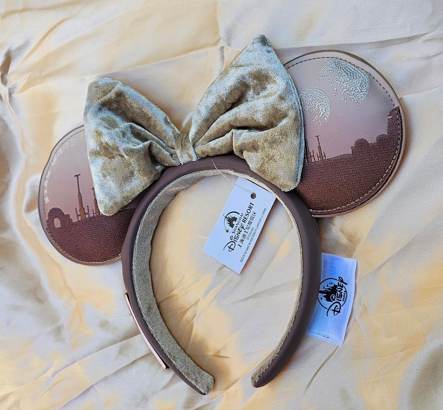 Disney Parks STAR WARS Minnie Mouse Ears Sands of Tatooine Headband Park US