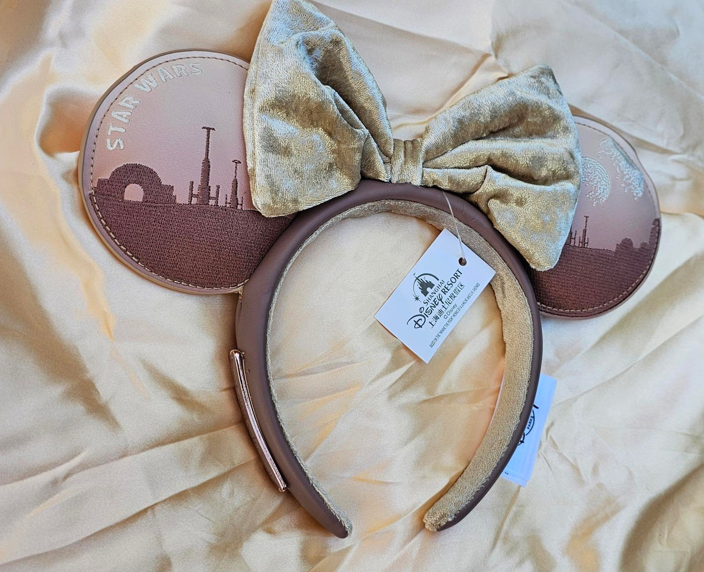 Disney Parks STAR WARS Minnie Mouse Ears Sands of Tatooine Headband Park US