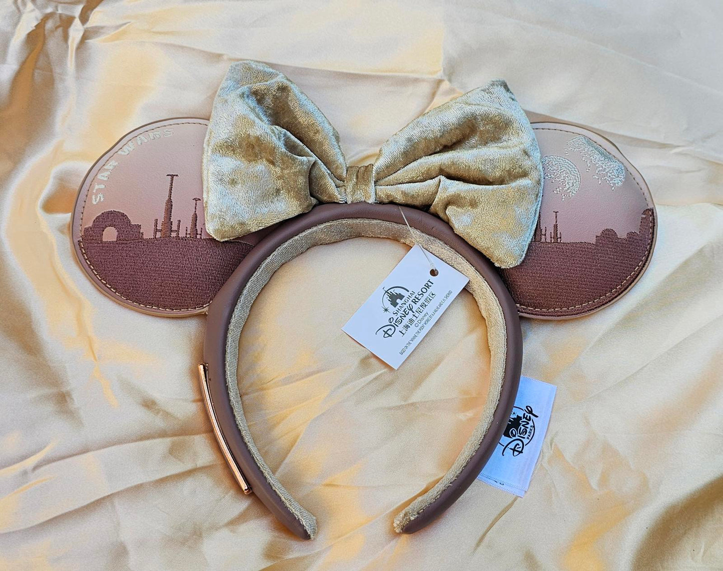 Disney Parks STAR WARS Minnie Mouse Ears Sands of Tatooine Headband Park US
