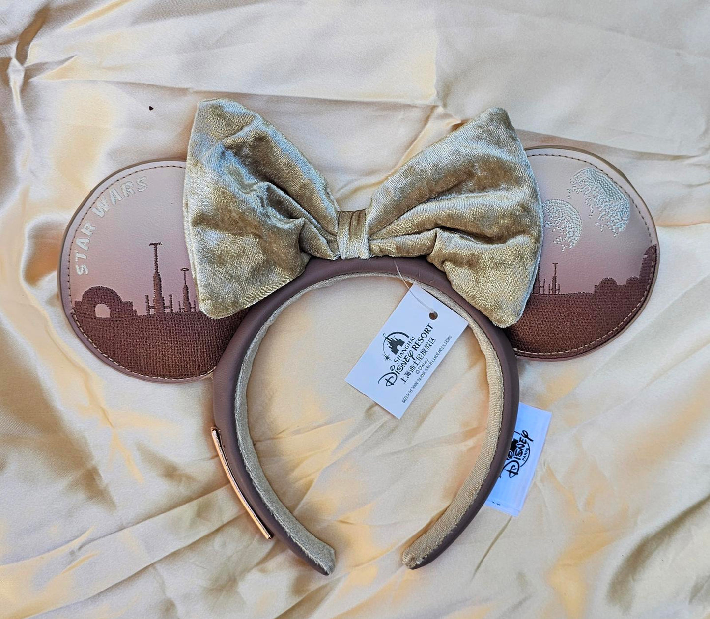 Disney Parks STAR WARS Minnie Mouse Ears Sands of Tatooine Headband Park US