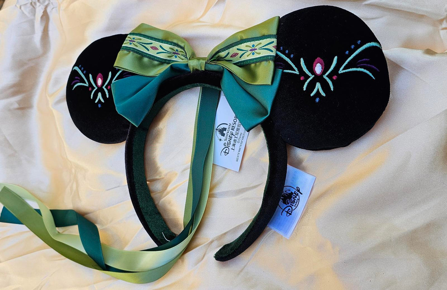 Disney Resort Anna Princess Ears Frozen Minnie Mouse Headband