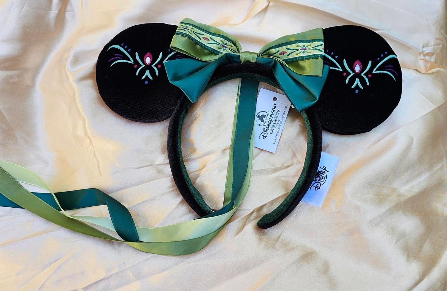Disney Resort Anna Princess Ears Frozen Minnie Mouse Headband