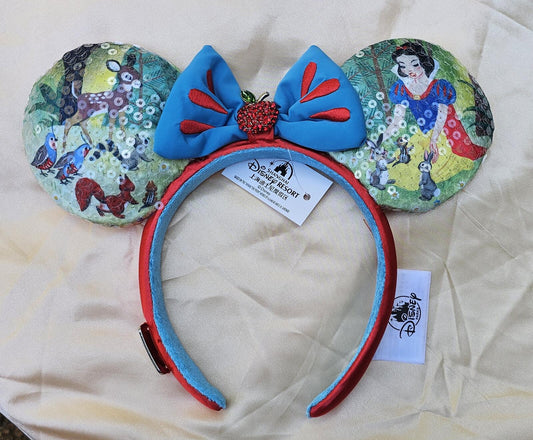 Disney Parks Snow White and friends Bow Minnie Ears Mickey Mouse Headband