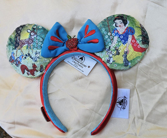 Disney Parks Snow White and friends Bow Minnie Ears Mickey Mouse Headband