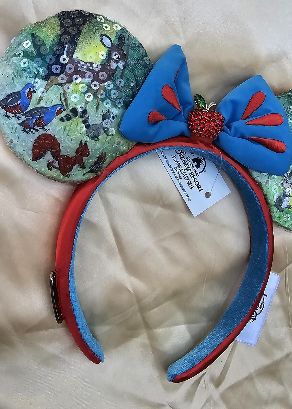 Disney Parks Snow White and friends Bow Minnie Ears Mickey Mouse Headband