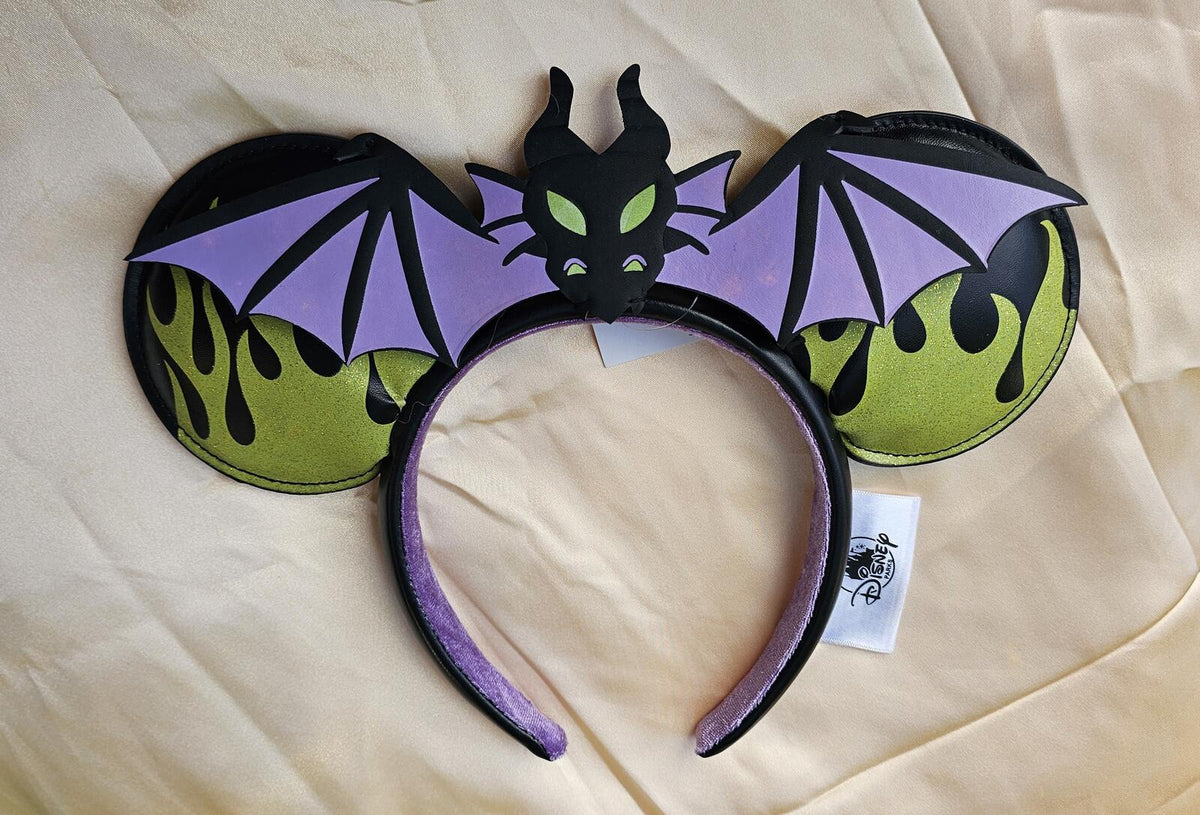 Maleficent Dragon Sleeping Beauty Minnie Ears Headband