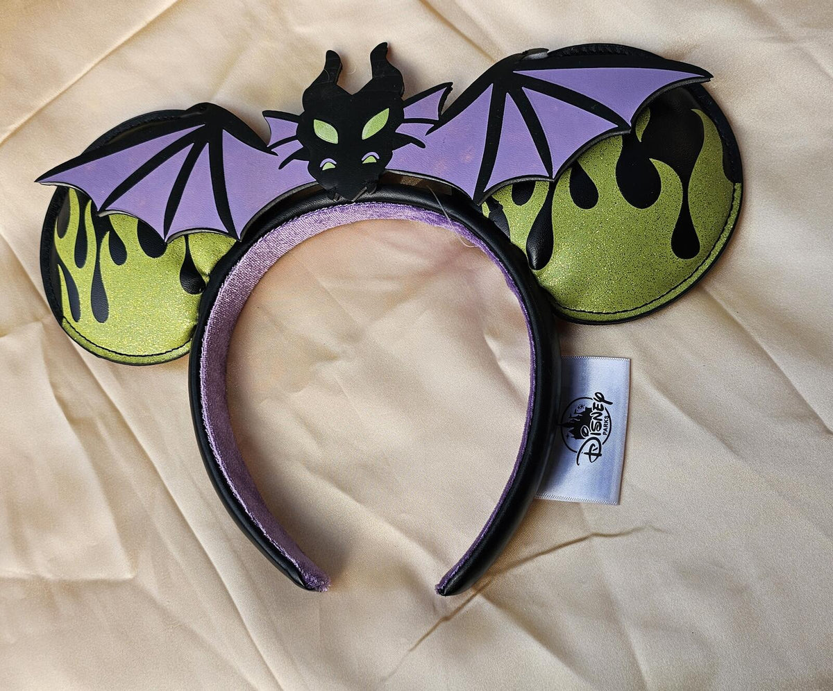 Maleficent Dragon Sleeping Beauty Minnie Ears Headband