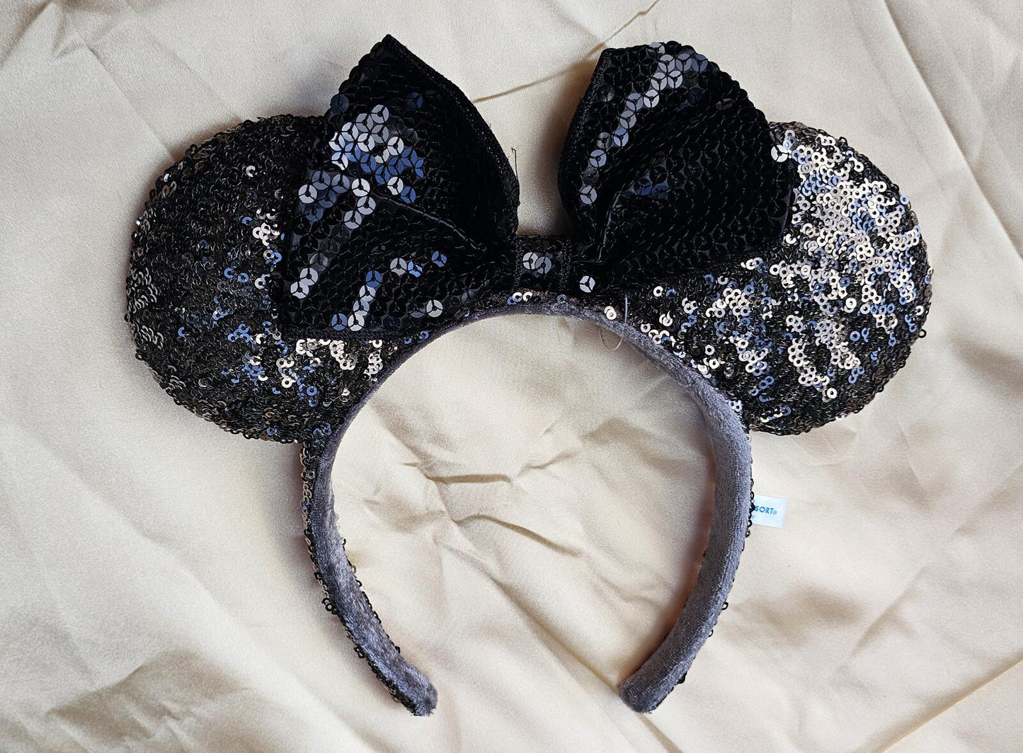 Unique Black Bronze Minnie Ears Headband Disney Tokyo Brown