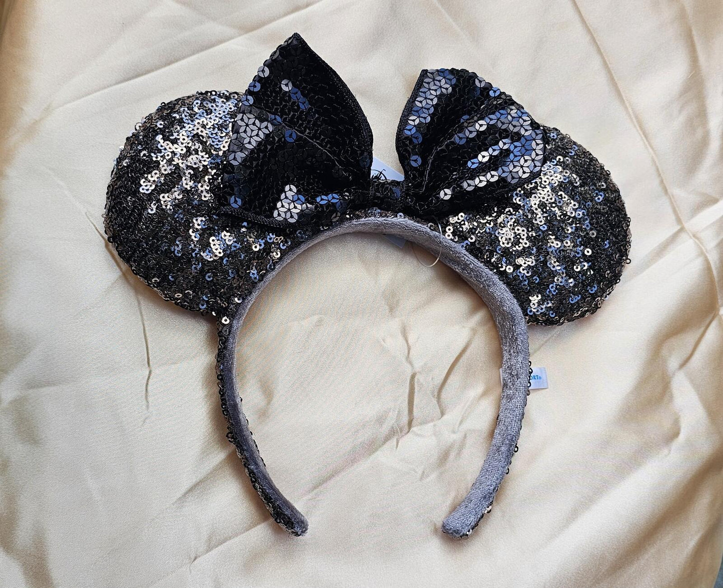 Unique Black Bronze Minnie Ears Headband Disney Tokyo Brown