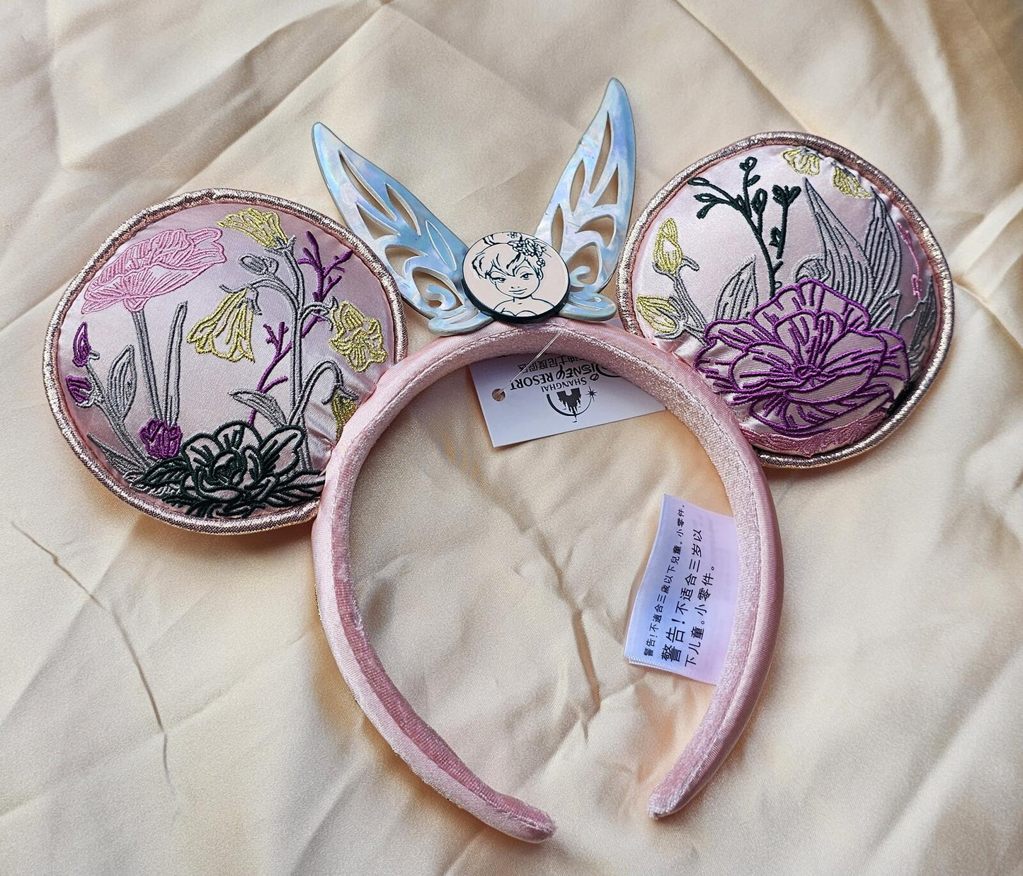 Pink Tinkerbell Paris Exclusive Ears Minnie Ears