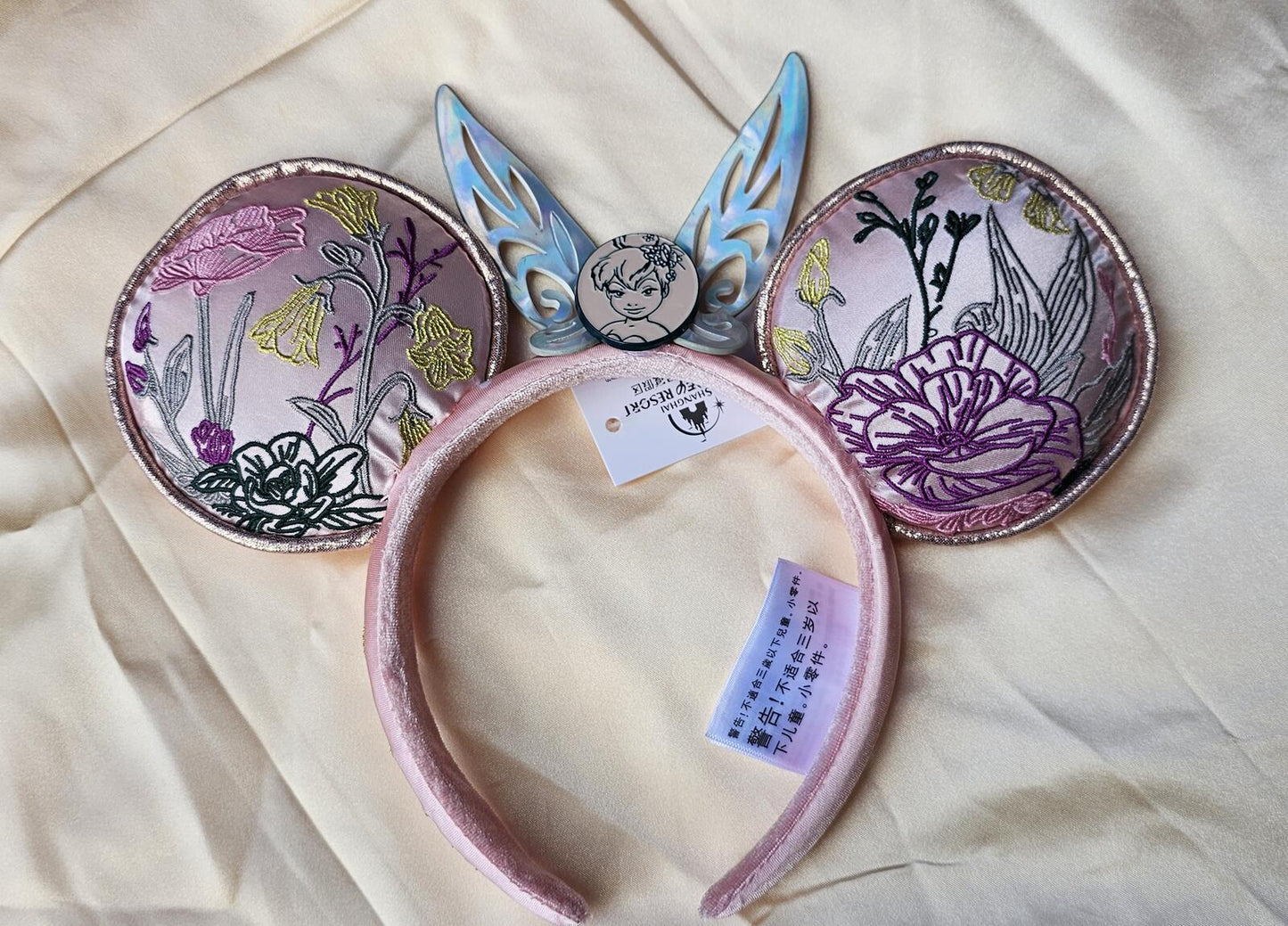 Pink Tinkerbell Paris Exclusive Ears Minnie Ears