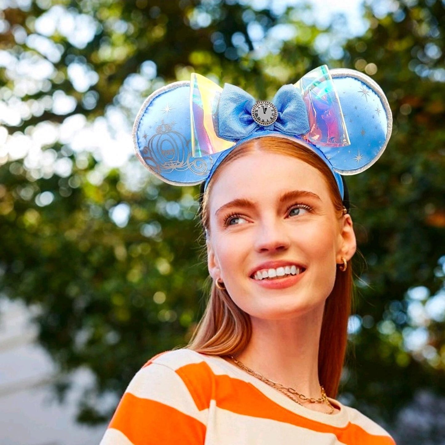 Disney Parks Cinderella Mickey Mouse Ears Headband Disneyland Party