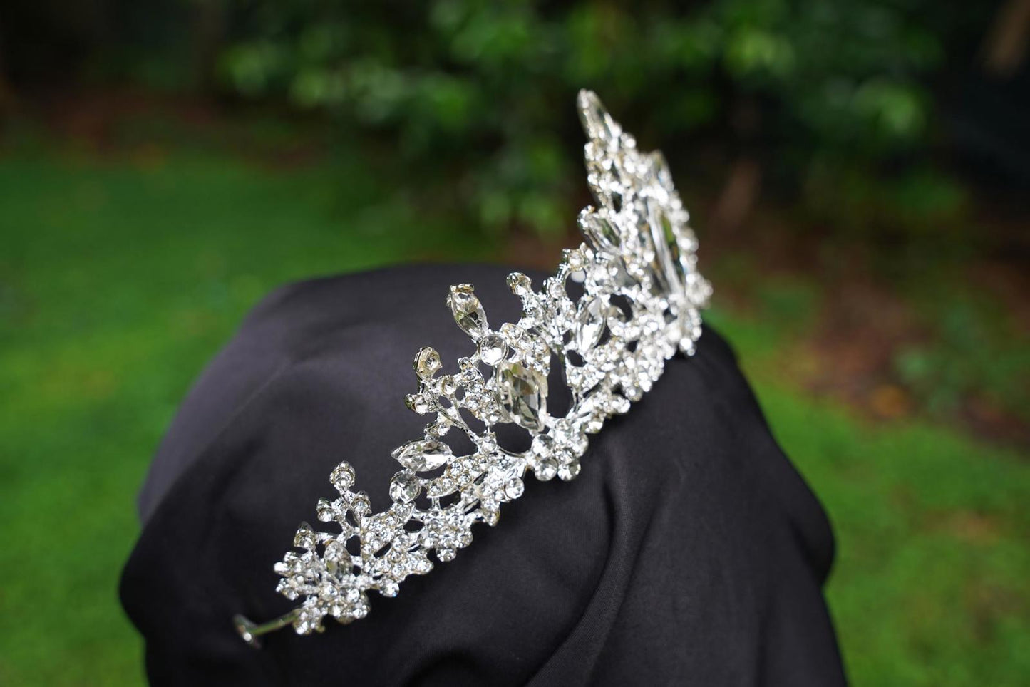 Ice Queen Crystal Tiara Bridal Crown Birthday Wedding Gift Diadem diamond silver