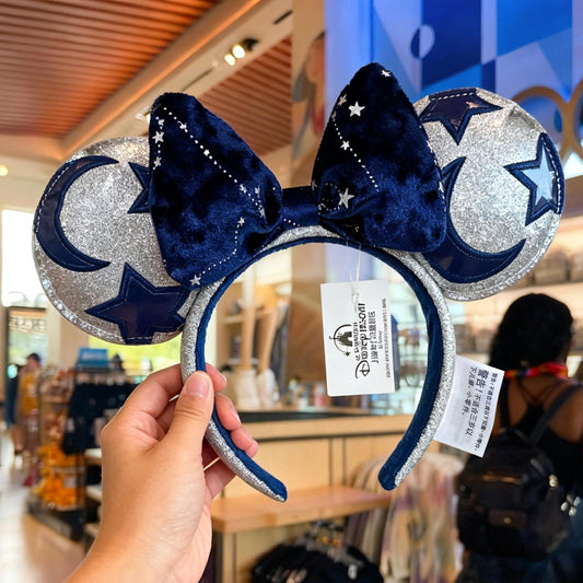 2025 Disney Parks Fantasia Constellation Star Moon Sorcerer Mickey Ears Headband