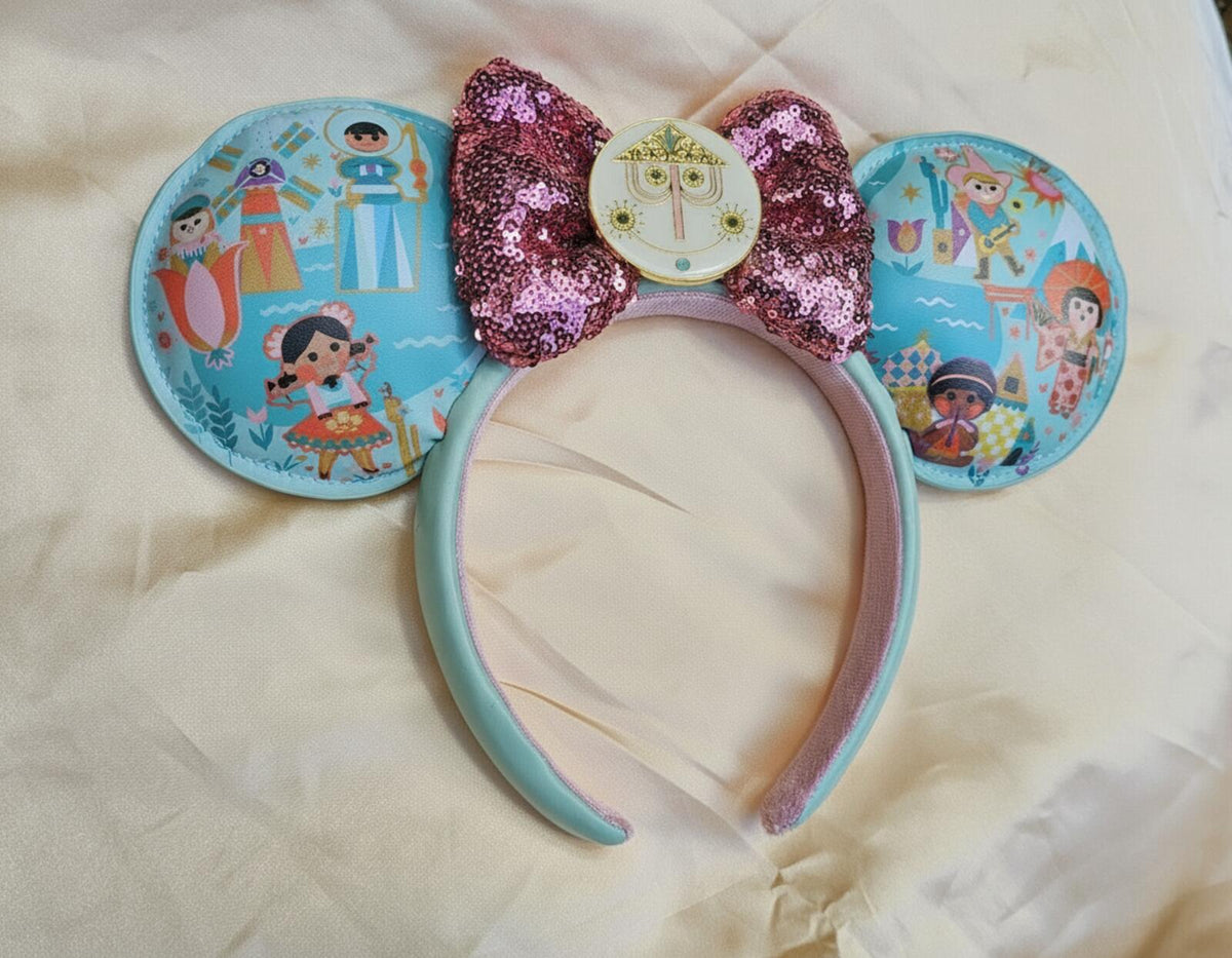It's A Small World Minnie Ears Mickey New with tags