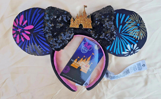 NWT Disney Minnie Mouse Ears The Main Attraction Fireworks Headband