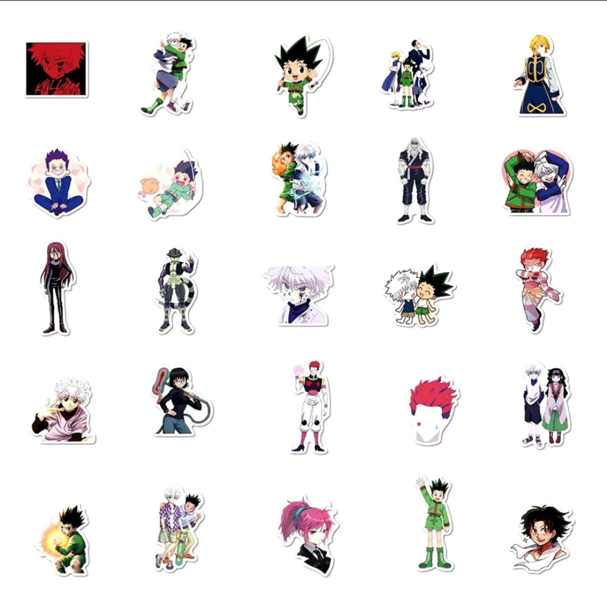 50 Hunter X Hunter Stickers New
