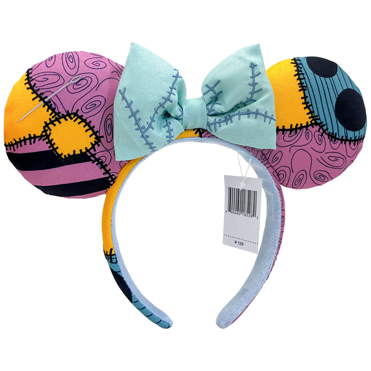 Nightmare Before Christmas Sally Minnie Ears Blue Bow Headband