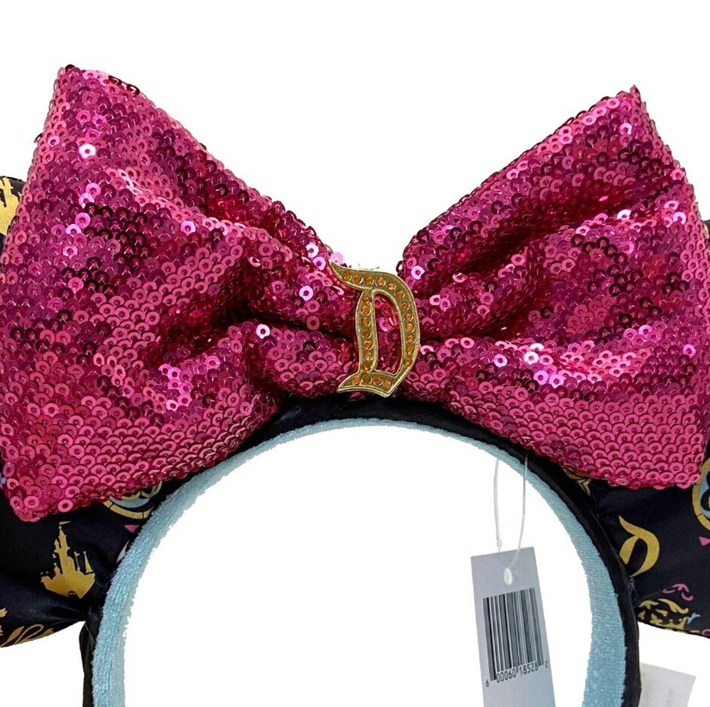 Ears Limited Sequin Bow Disneyland Resort Castle Sleeping Beauty Headband