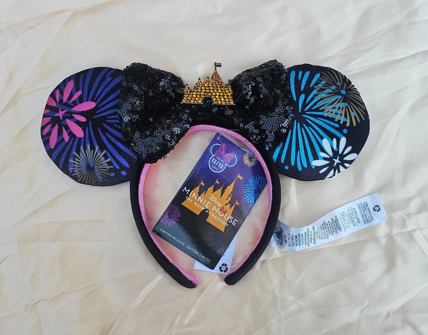 NWT Disney Minnie Mouse Ears The Main Attraction Fireworks Headband