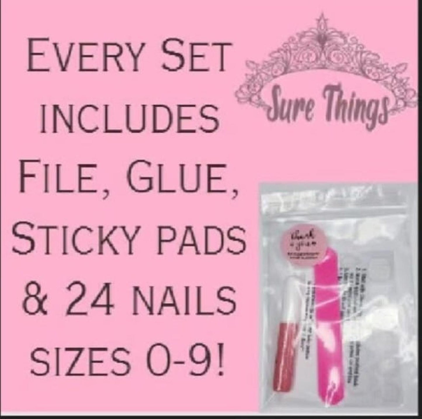 24 PURPLE GALAXY CAT EYE Press on nails kit with glue Medium almond gel mani