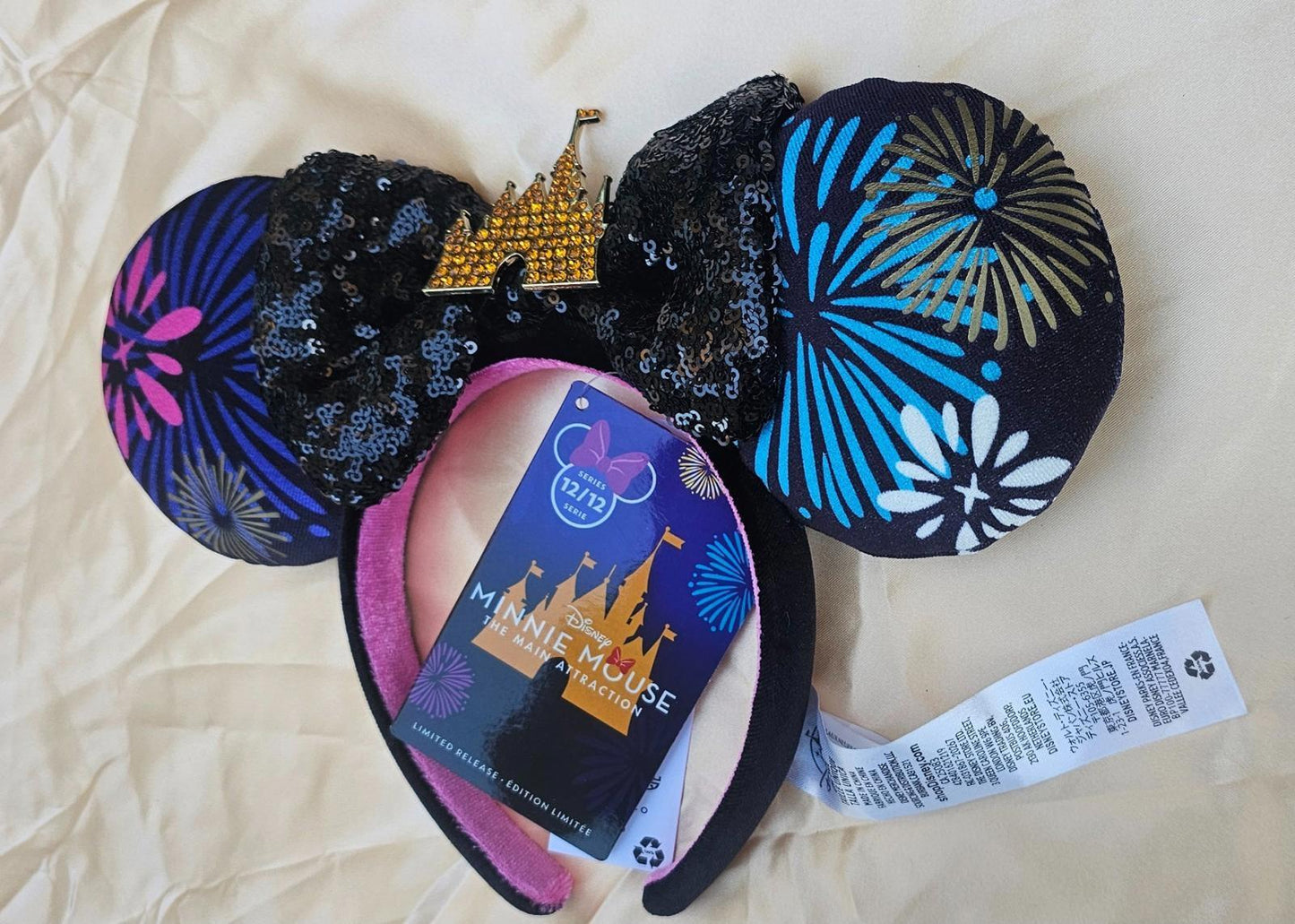 NWT Disney Minnie Mouse Ears The Main Attraction Fireworks Headband