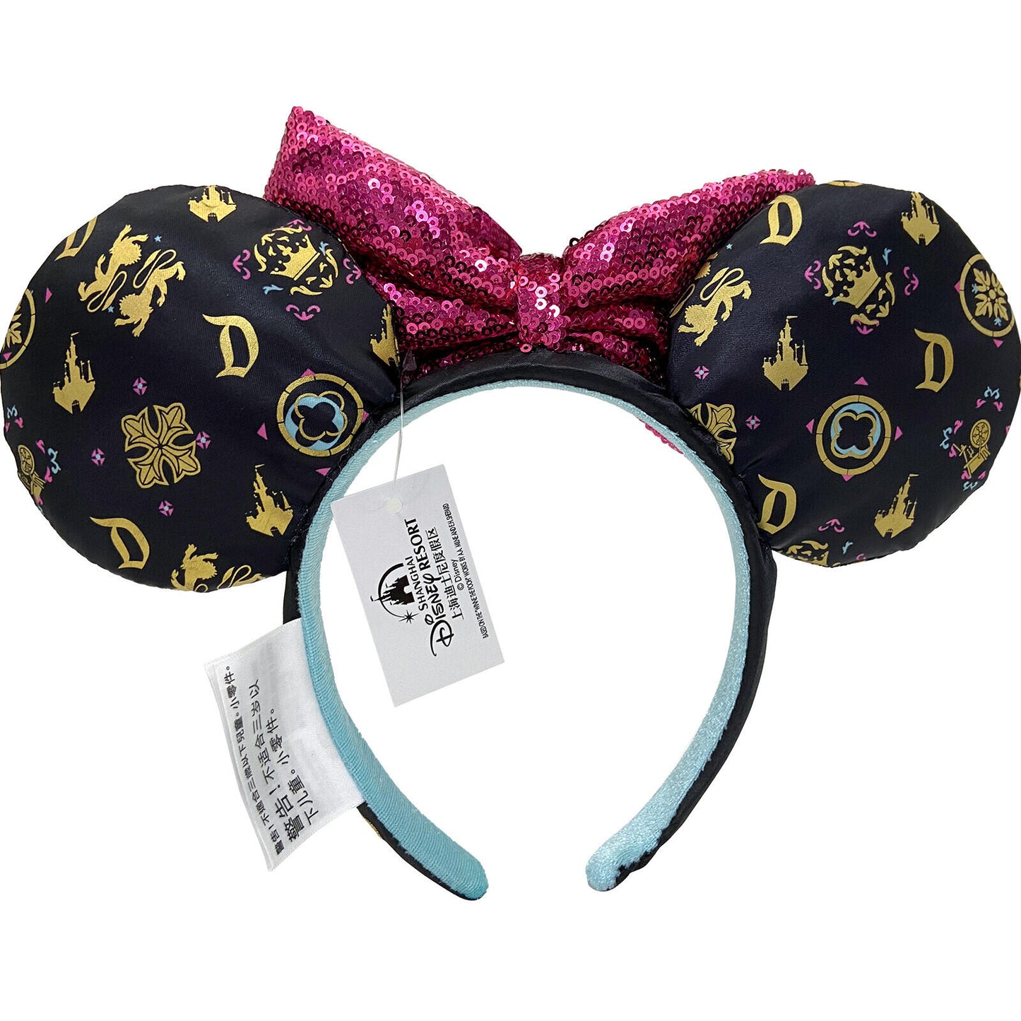 Ears Limited Sequin Bow Disneyland Resort Castle Sleeping Beauty Headband