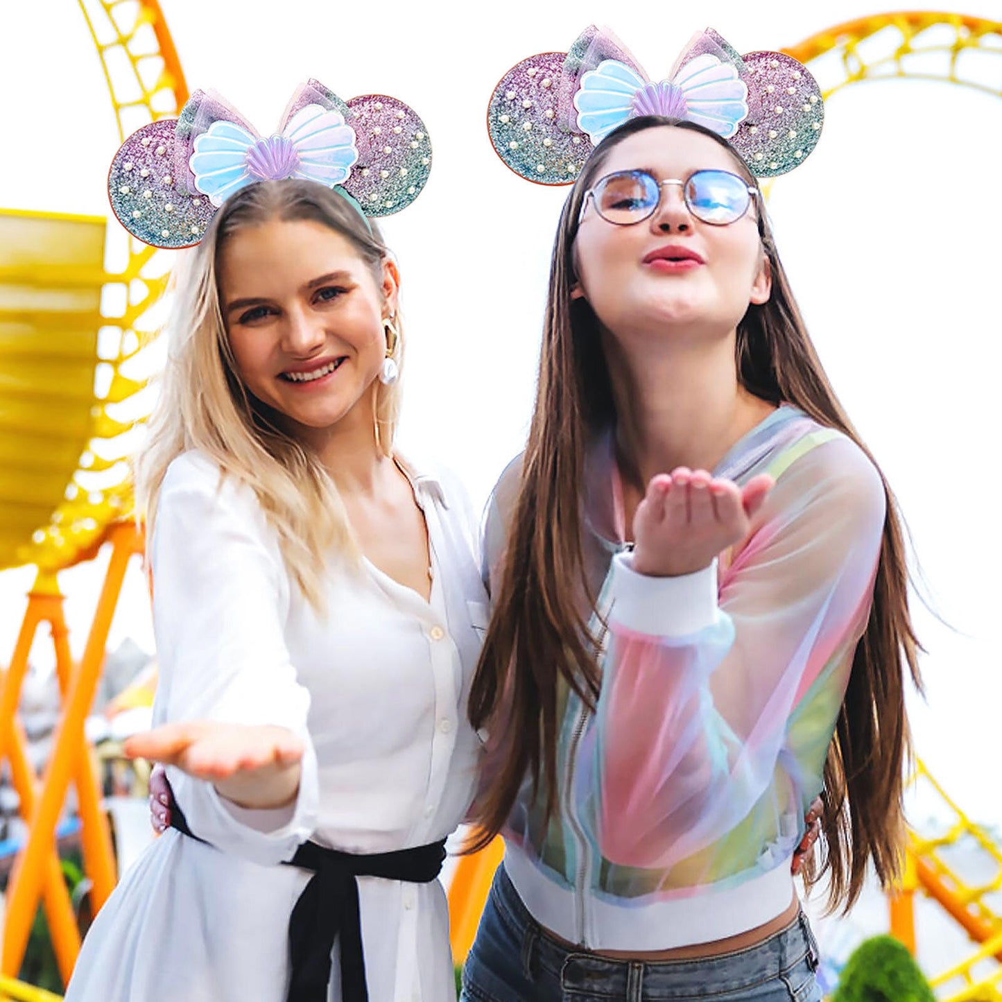 Disney Parks The Little Mermaid Ariel Pearl Ears Headband Exclusive NWT